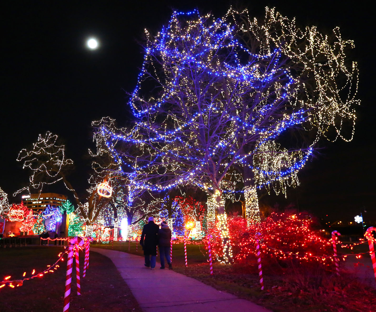 2017 Rotary Lights display in Riverside Park